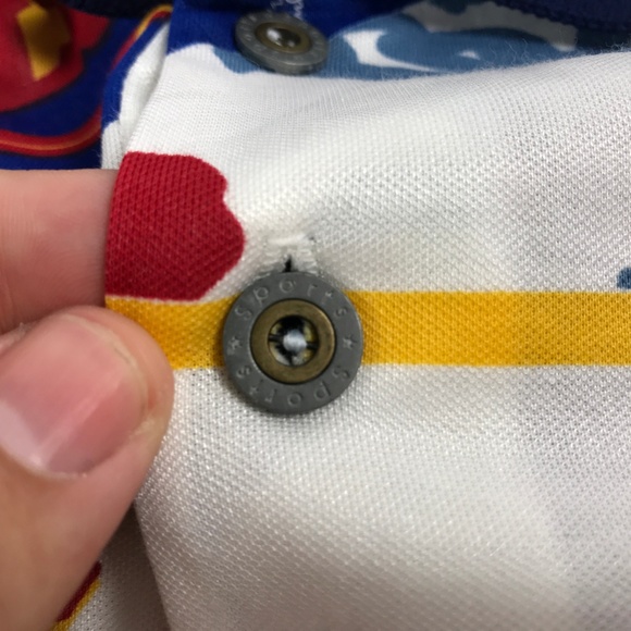 Red Ox allover Print Polo shirt Fast 1 Raider - Picture 7 of 7